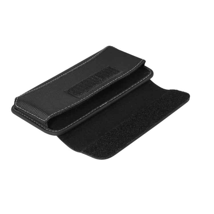 Men Universal Oxford Cloth Portable Mobile Phone Waist Pack Leather Case For 5.2 Inch or Below Smartphones