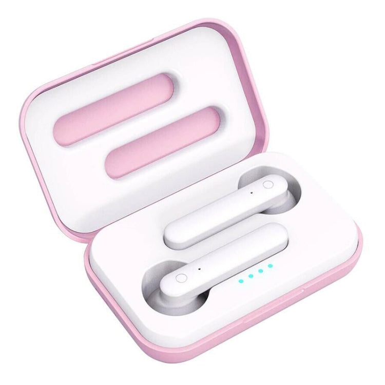 X26 TWS  Bluetooth 5.0 Wireless Touch Bluetooth Earphone with Magnetic Attraction Charging Box, Support Voice Assistant & Call, White, Pink, Blue