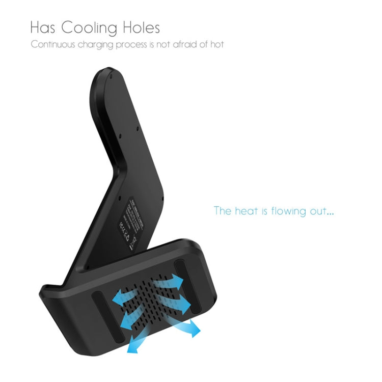 F11 Vertical Magnetic Wireless Charger for QI Charging Standard Mobile Phones & Apple Watch Series