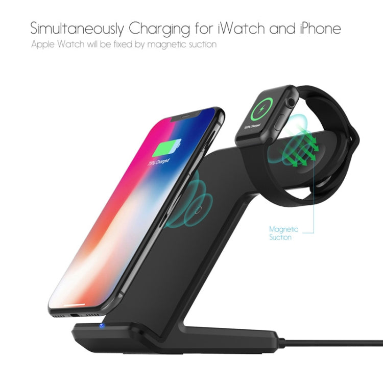 F11 Vertical Magnetic Wireless Charger for QI Charging Standard Mobile Phones & Apple Watch Series