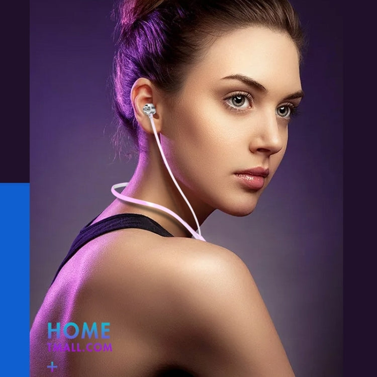 Bluetooth 5.1 Round Wire Neck-mounted Bluetooth Sports Earphone with Magnetic Function