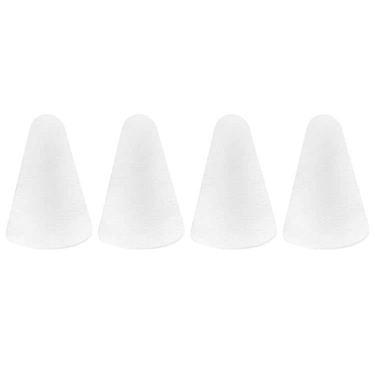 4 PCS Non-slip Mute Wear-resistant Nib Cover for Apple Pencil 1 / 2, Transparent, Dark Blue, Mint Green, White