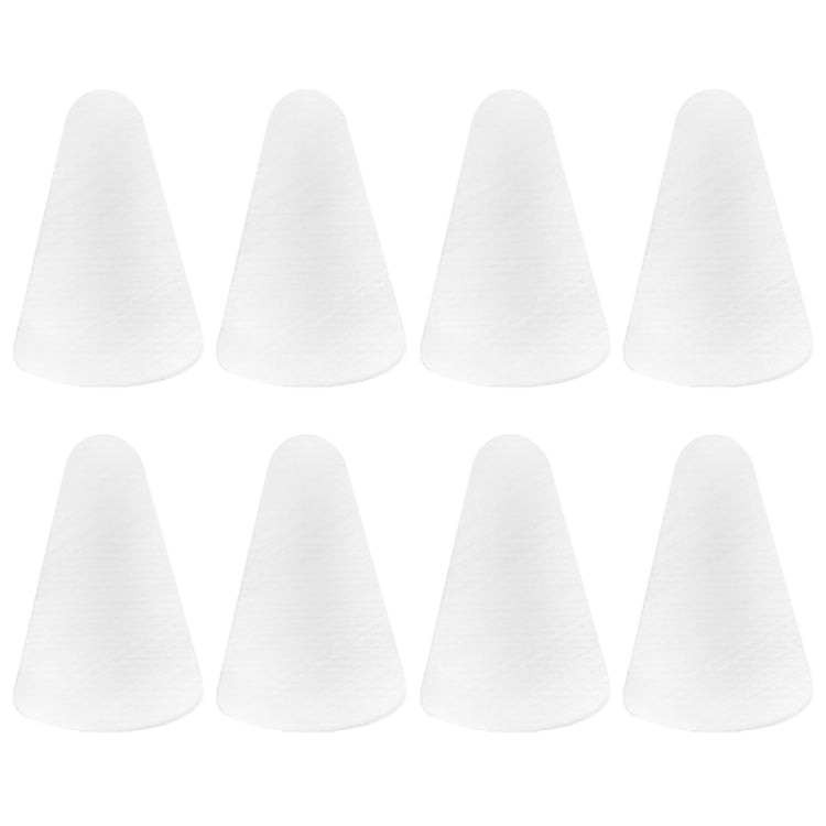 8 PCS Non-slip Mute Wear-resistant Nib Cover for Apple Pencil 1 / 2, Transparent, White, Dark Blue, Mint Green