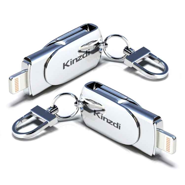 Kinzdi 32GB USB + 8 Pin Interface Metal Twister Flash U Disk