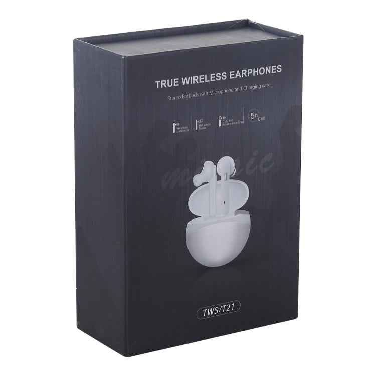 T12 TWS Ture Wireless Hi-Fi Stereo Bluetooth 5.0 Earphones with Charging Case