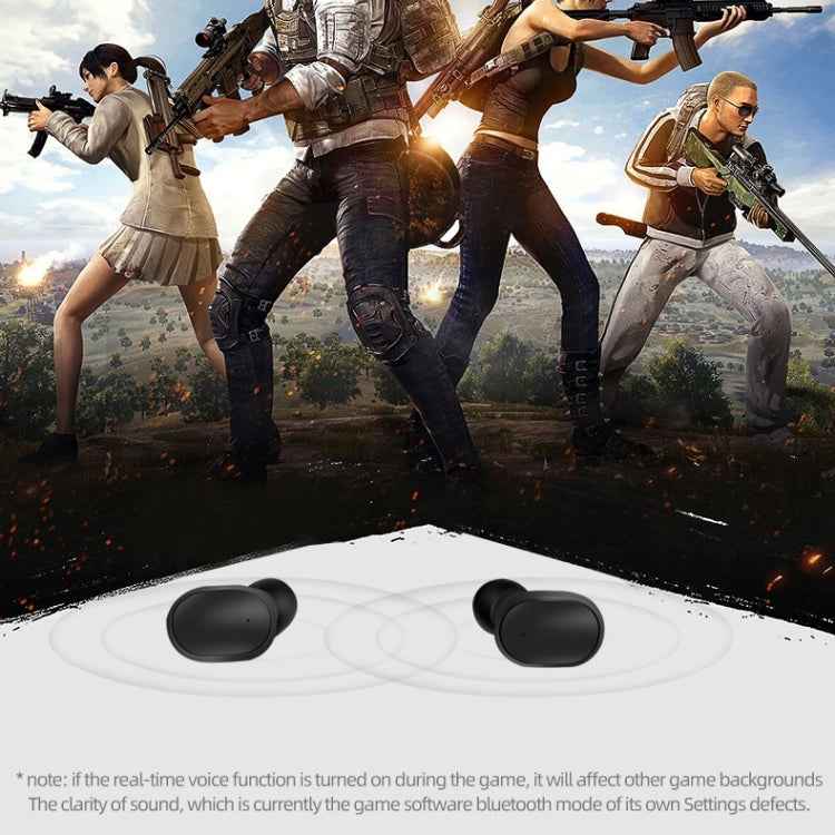 A6S IPX4 Waterproof Bluetooth 5.0 Wireless Bluetooth Earphone with Charging Box, Support for HD Calls & Siri & IOS Power Display