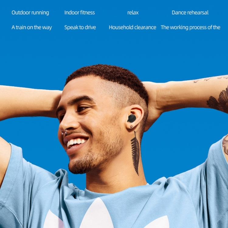 A6S IPX4 Waterproof Bluetooth 5.0 Wireless Bluetooth Earphone with Charging Box, Support for HD Calls & Siri & IOS Power Display