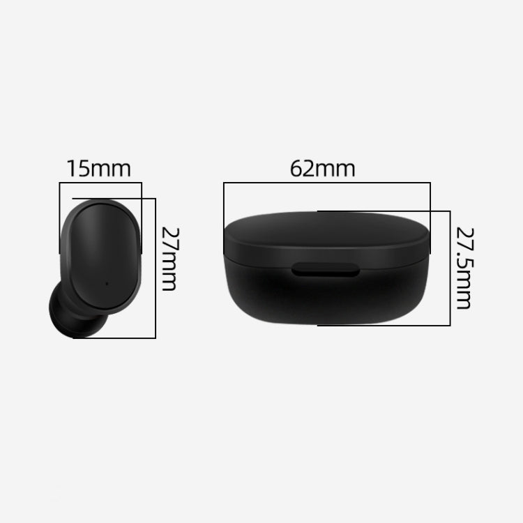 A6S IPX4 Waterproof Bluetooth 5.0 Wireless Bluetooth Earphone with Charging Box, Support for HD Calls & Siri & IOS Power Display