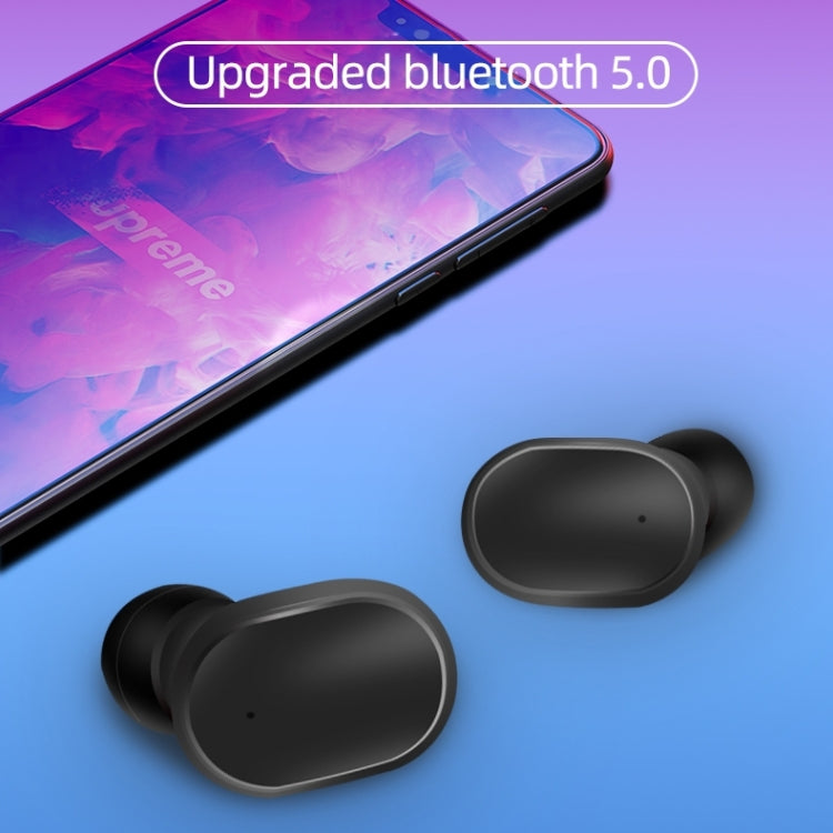 A6S IPX4 Waterproof Bluetooth 5.0 Wireless Bluetooth Earphone with Charging Box, Support for HD Calls & Siri & IOS Power Display