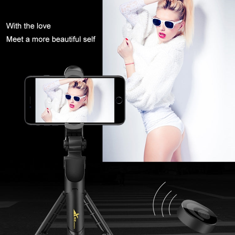 XT-09 Multi-function Live Broadcast Mobile Bluetooth Self-timer Pole Tripod