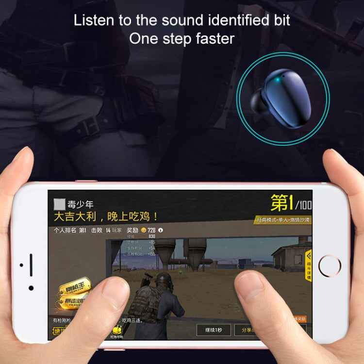 X7 TWS V5.0 Binaural Wireless Stereo Bluetooth Headset with Charging Case and Digital Display