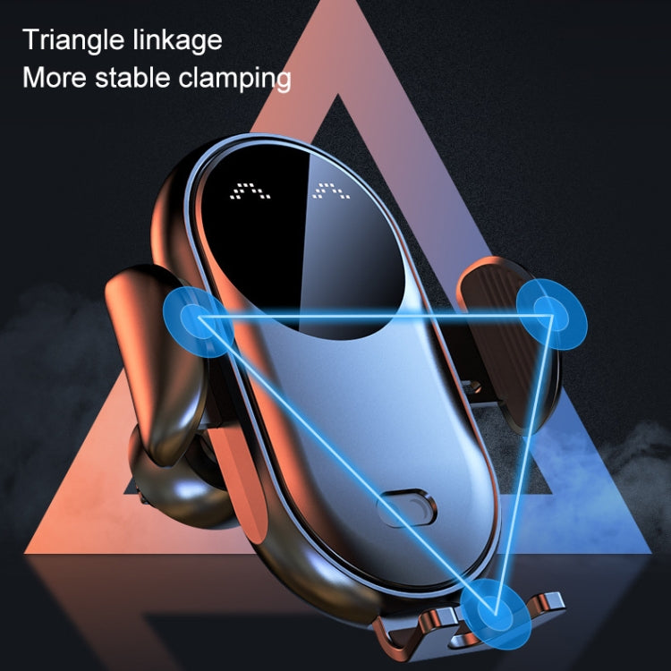 K10 15W Max Output Infrared Sensor Car Air Outlet Bracket Wireless Charger