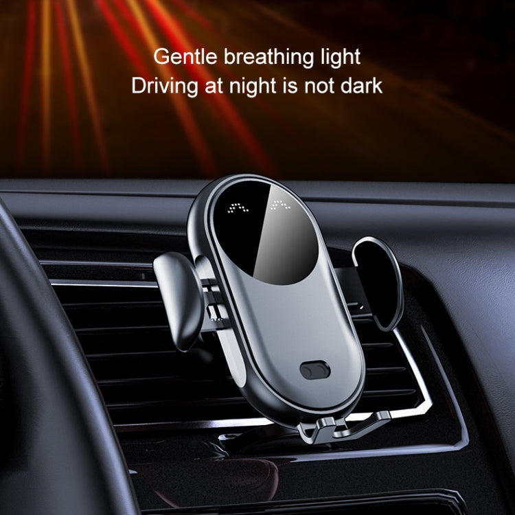 K10 15W Max Output Infrared Sensor Car Air Outlet Bracket Wireless Charger