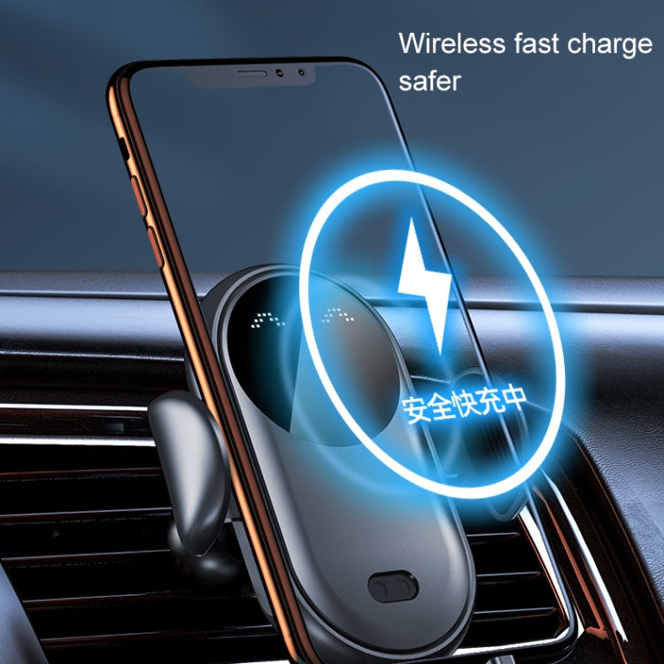 K10 15W Max Output Infrared Sensor Car Air Outlet Bracket Wireless Charger