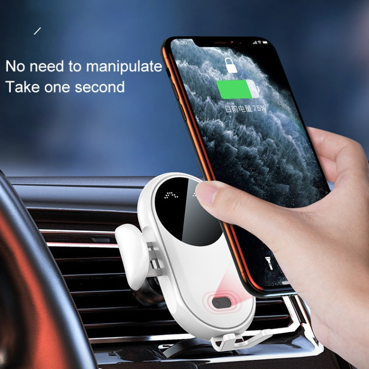 K10 15W Max Output Infrared Sensor Car Air Outlet Bracket Wireless Charger