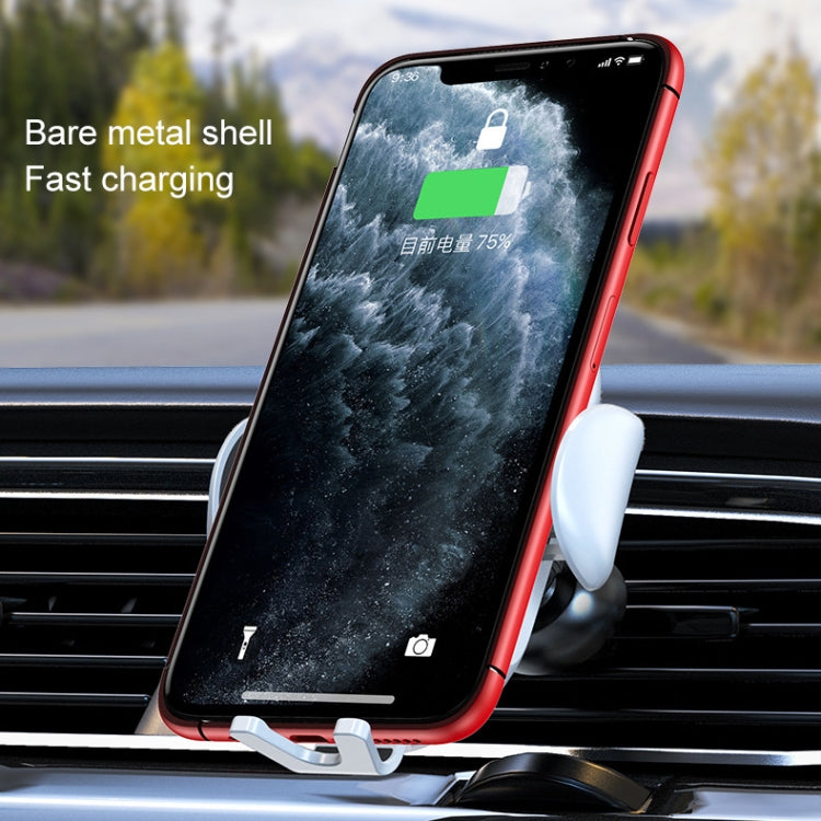 K10 15W Max Output Infrared Sensor Car Air Outlet Bracket Wireless Charger