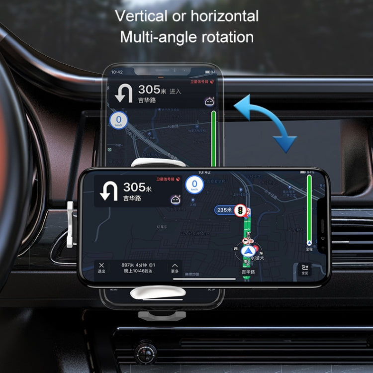 K10 15W Max Output Infrared Sensor Car Air Outlet Bracket Wireless Charger