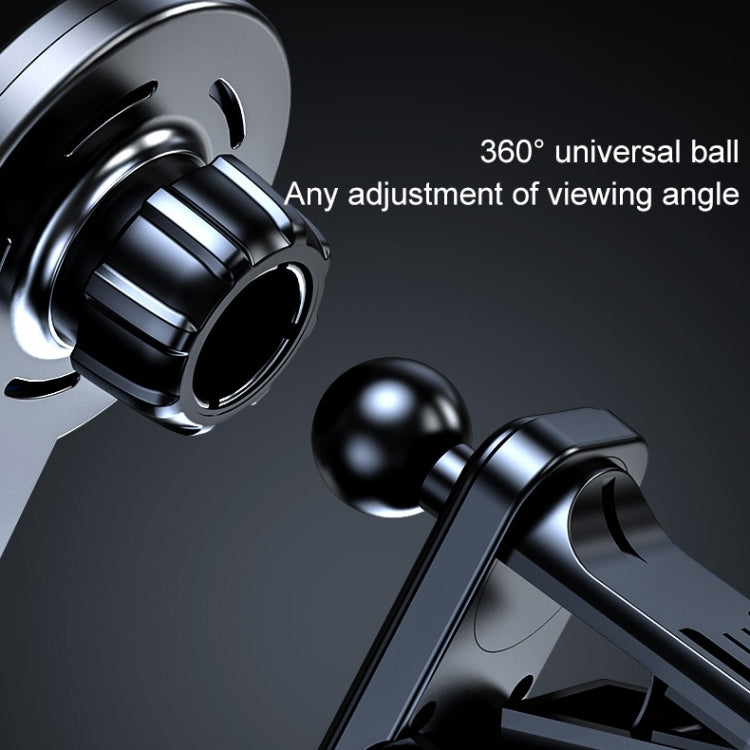 K07 15W Max Output Magnetic Car Air Outlet Bracket Wireless Charger