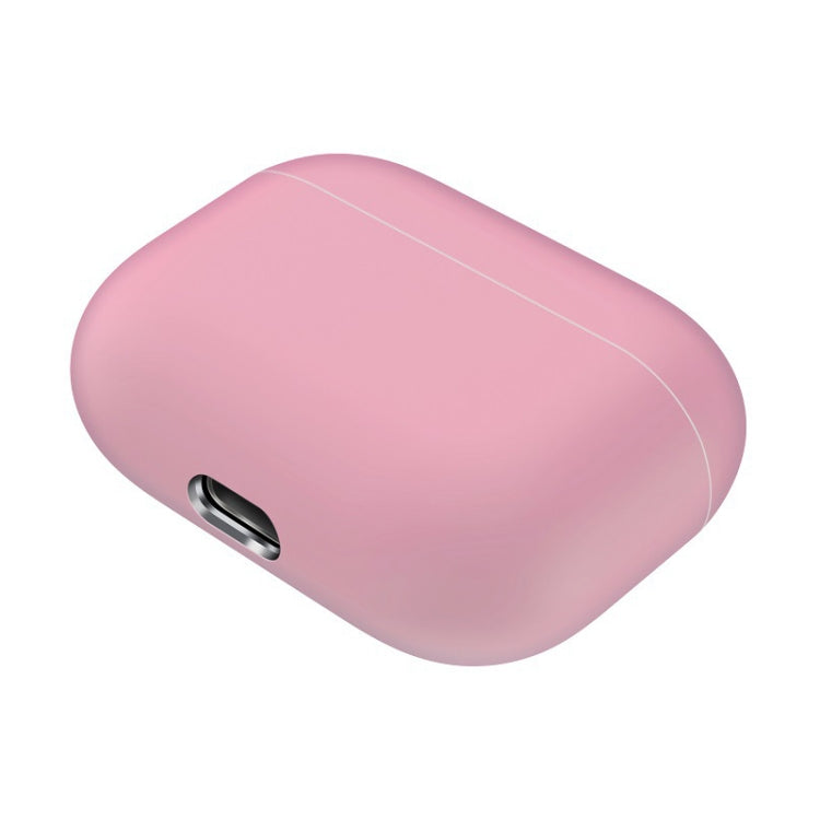 For AirPods Pro Solid Color Silicone Earphone Protective Case, Pink, Green, Grey, Watermelon Red, Light Purple, Red, Black, White, Yellow