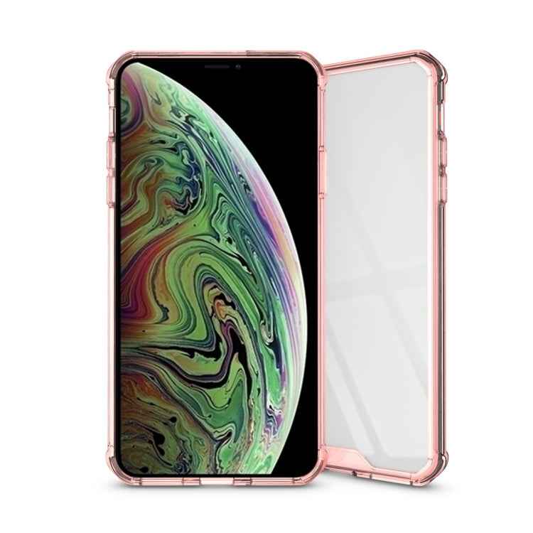 For iPhone XS Max Acrylic + TPU Shockproof Transparent Armor Case