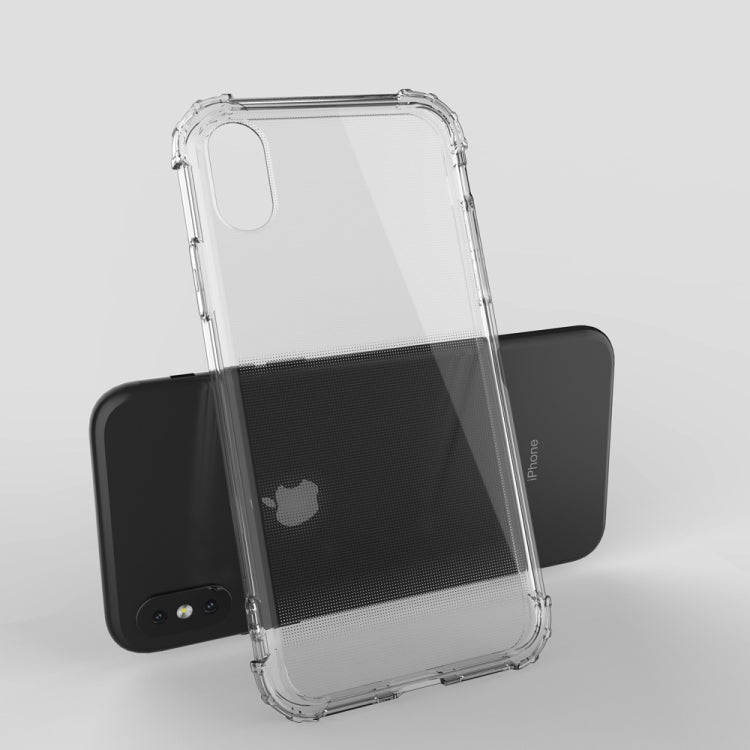 Funda blanda de TPU transparente a prueba de golpes para iPhone X/XS