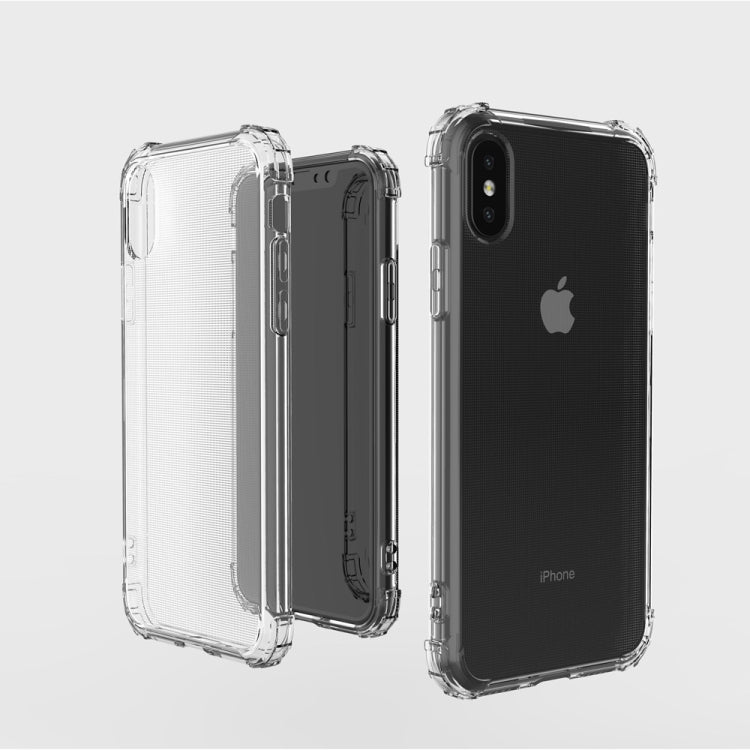 Funda blanda de TPU transparente a prueba de golpes para iPhone X/XS