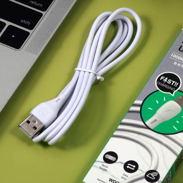 WK WDC-072 1m 2.1A Output Full Speed Series USB to 8 Pin Data Sync Charging Cable, 8 Pin