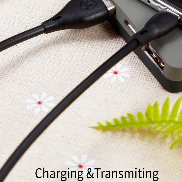 WK WDC-072 1m 2.1A Output Full Speed Series USB to 8 Pin Data Sync Charging Cable, 8 Pin