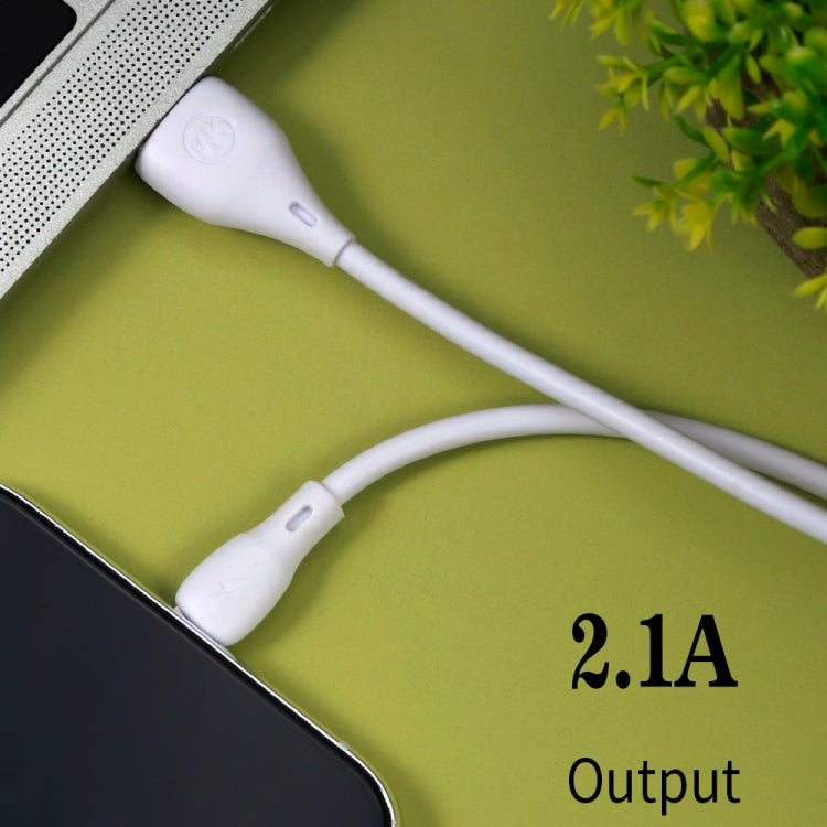 WK WDC-072 1m 2.1A Output Full Speed Series USB to 8 Pin Data Sync Charging Cable, 8 Pin