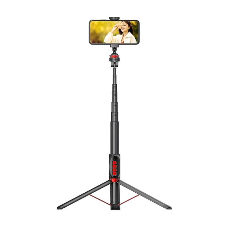 Aluminum Alloy Mobile Phone Bluetooth Selfie Stick Live Floor Tripod Bracket, Height: 1.8m, Height: 1.8m