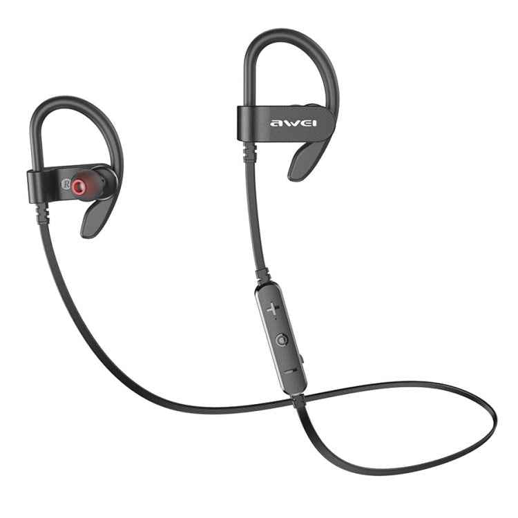 awei WT50 IPX4 Waterproof Ear-mounted Wireless Bluetooth Earphone with Microphone