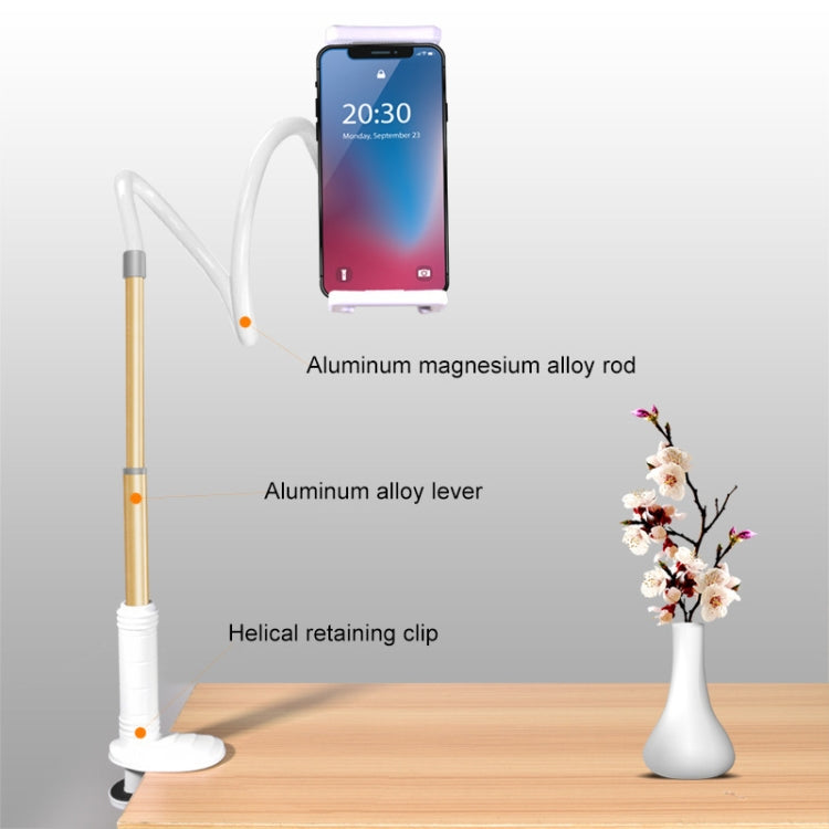 Aluminum-magnesium Alloy Free-Rotating Lazy Bracket Universal Mobile Phones Tablet PC Stand, Suitable for 4-12.9 inch Mobile Phones / Tablet PC, Length: 1m