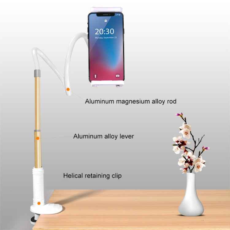 Aluminum-magnesium Alloy Free-Rotating Lazy Bracket Universal Mobile Phones Tablet PC Stand, Suitable for 4-12.9 inch Mobile Phones / Tablet PC, Length: 1.2m