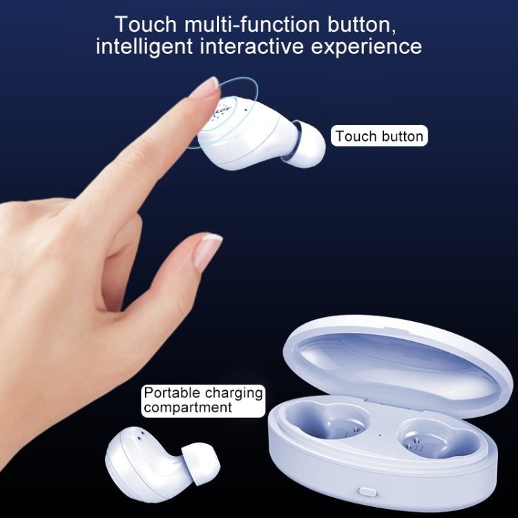 ZEALOT H19 TWS Bluetooth 5.0 Touch Wireless Bluetooth Earphone with Magnetic Charging Box, Support HD Call & Bluetooth Automatic Connection