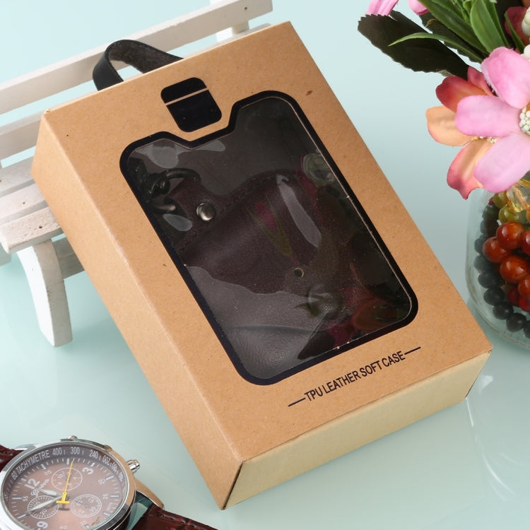 For AirPods Pro Litchi Texture PU Leather Earphone Protective Case with Hook