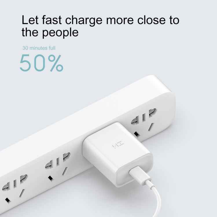 Original Xiaomi Youpin ZMI 20W Quick Charger Power Adapter with Type-C / USB-C to 8 Pin Charging Cable, US Plug