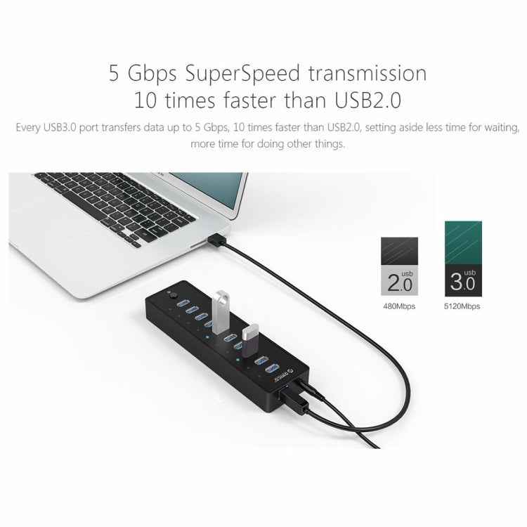 ORICO P10-U3-V1 10 USB 3.0 Ports HUB, USB 3.0