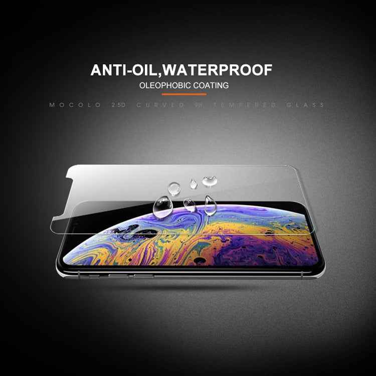 For iPhone XS / X mocolo 0.33mm 9H 2.5D Tempered Glass Film