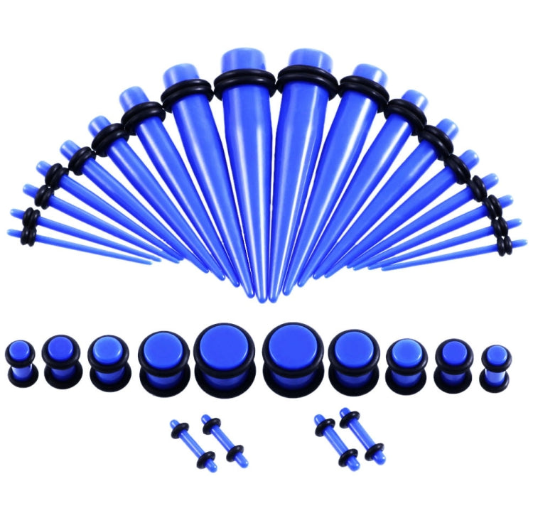 36PCS Unisex Acrylic Ear Expansion Ear Extender 14G-00G Accessories Set