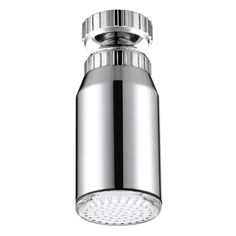 SDF2-B13 1 LED Temperature Sensor RGB LED Faucet Light Water Glow Shower, Size: 78 x 30mm, Interface: 22mm (Silver)