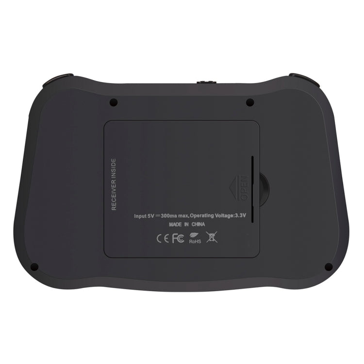 MT08 2.4GHz Mini Wireless Air Mouse QWERTY Keyboard with Colorful Backlight & Touchpad & Multimedia Control for PC, TV