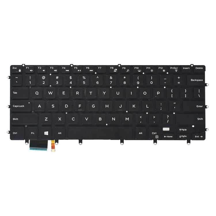 US Keyboard with Backlight for Dell xps 15 9550 9560, For Dell XPS 15 (US) - BSPART