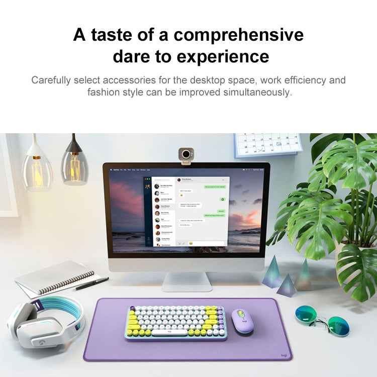 Logitech POP KEYS Round Button Bluetooth Mechanical Keyboard