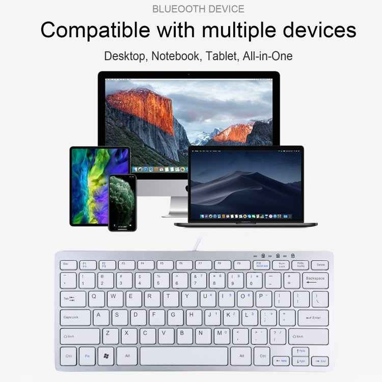 450 78 Keys Ultra-thin USB Wired Keyboard