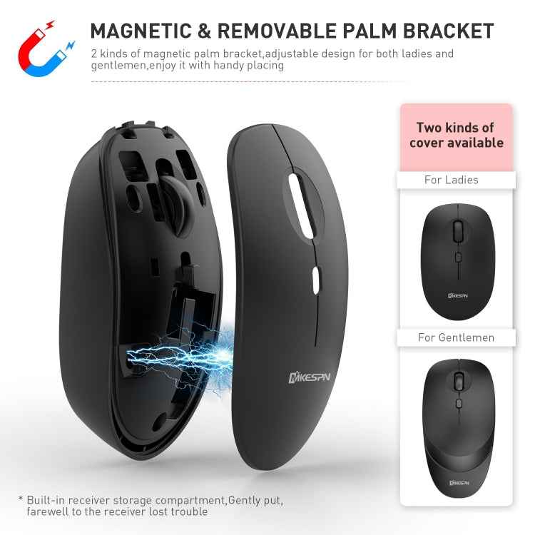 MKESPN 859 2.4G+BT5.0+BT3.0 Three Modes Wireless Mouse