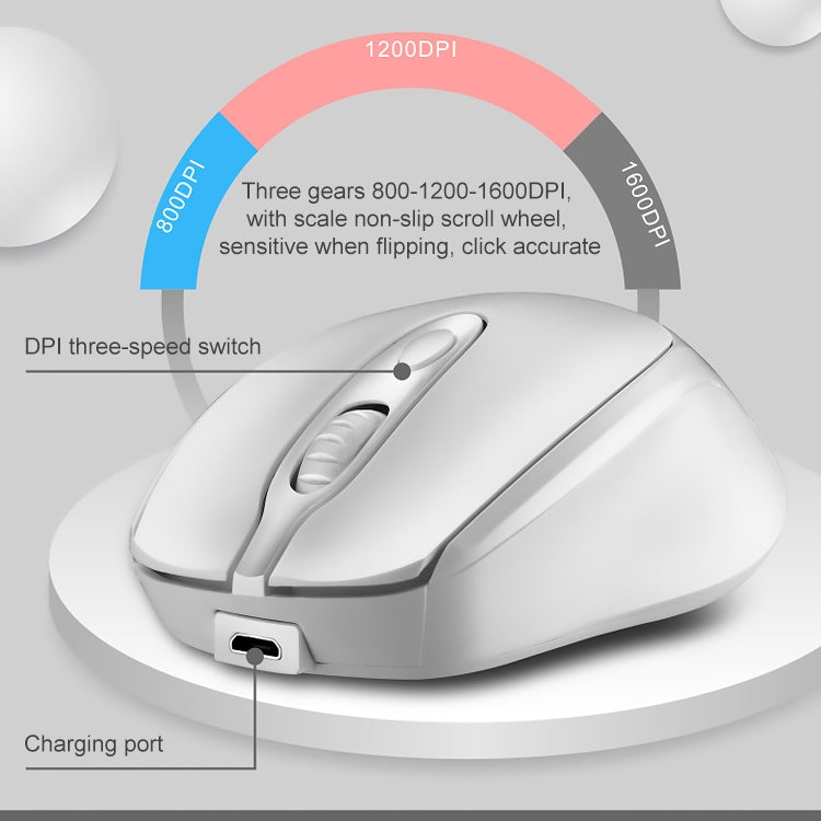 ZGB 361 2.4G Wireless Chargeable Mini Mouse 1600dpi
