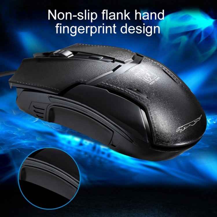 Chasing Leopard 179 USB 1600DPI Three-speed Adjustable Wired Optical Gaming Mouse, Length: 1.3m