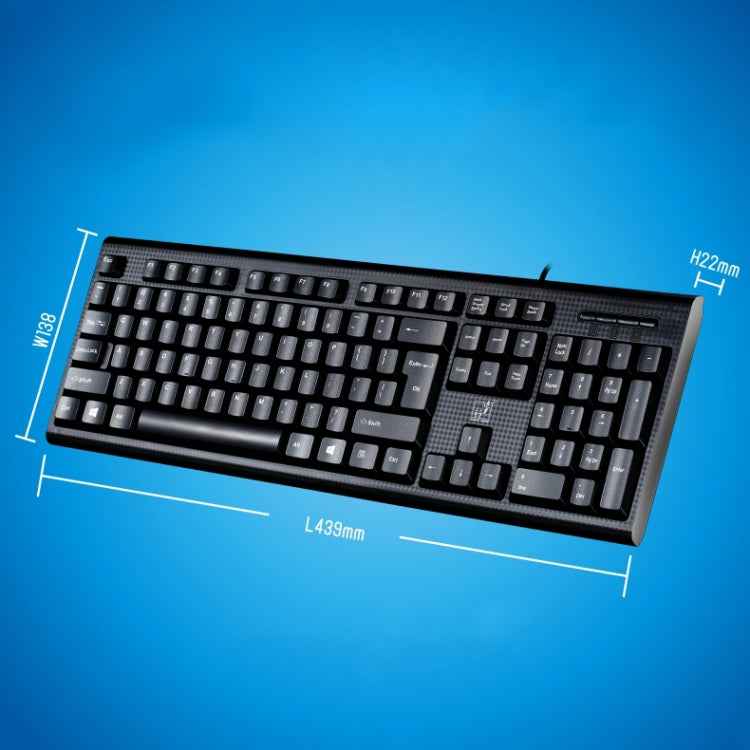 ZGB Q9 104 Keys USB Wired Grid Texture General Gaming Office Keyboard