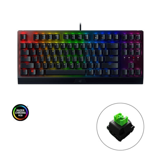 Razer BlackWidow V3 Tenkeyless RGB Lighting Wired Mechanical Keyboard, Competitive Version (Yellow Shaft), BlackWidow V3 Tenkeyless(Green Shaft), BlackWidow V3 Tenkeyless(Yellow Shaft)