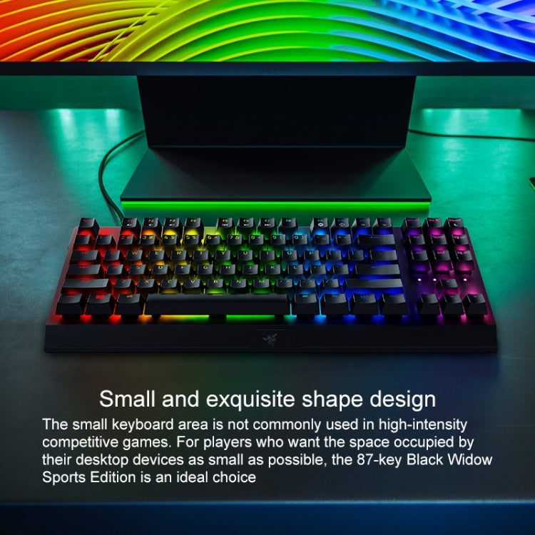 Razer BlackWidow V3 Tenkeyless RGB Lighting Wired Mechanical Keyboard, Competitive Version (Yellow Shaft), BlackWidow V3 Tenkeyless(Green Shaft), BlackWidow V3 Tenkeyless(Yellow Shaft)